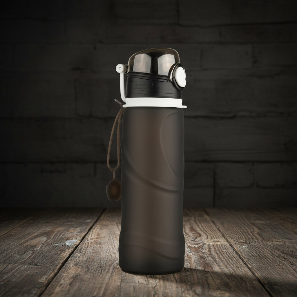 750ml Collapsible Silicone Water Bottle – Foldable, Leak-Proof & Travel-Friendly Hydration Bottle
