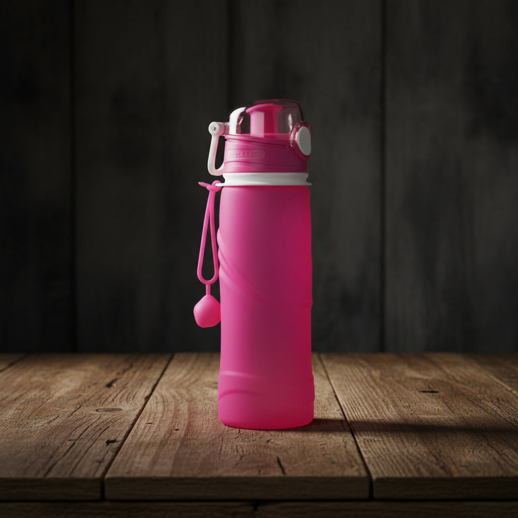 750ml Collapsible Silicone Water Bottle – Foldable, Leak-Proof & Travel-Friendly Hydration Bottle
