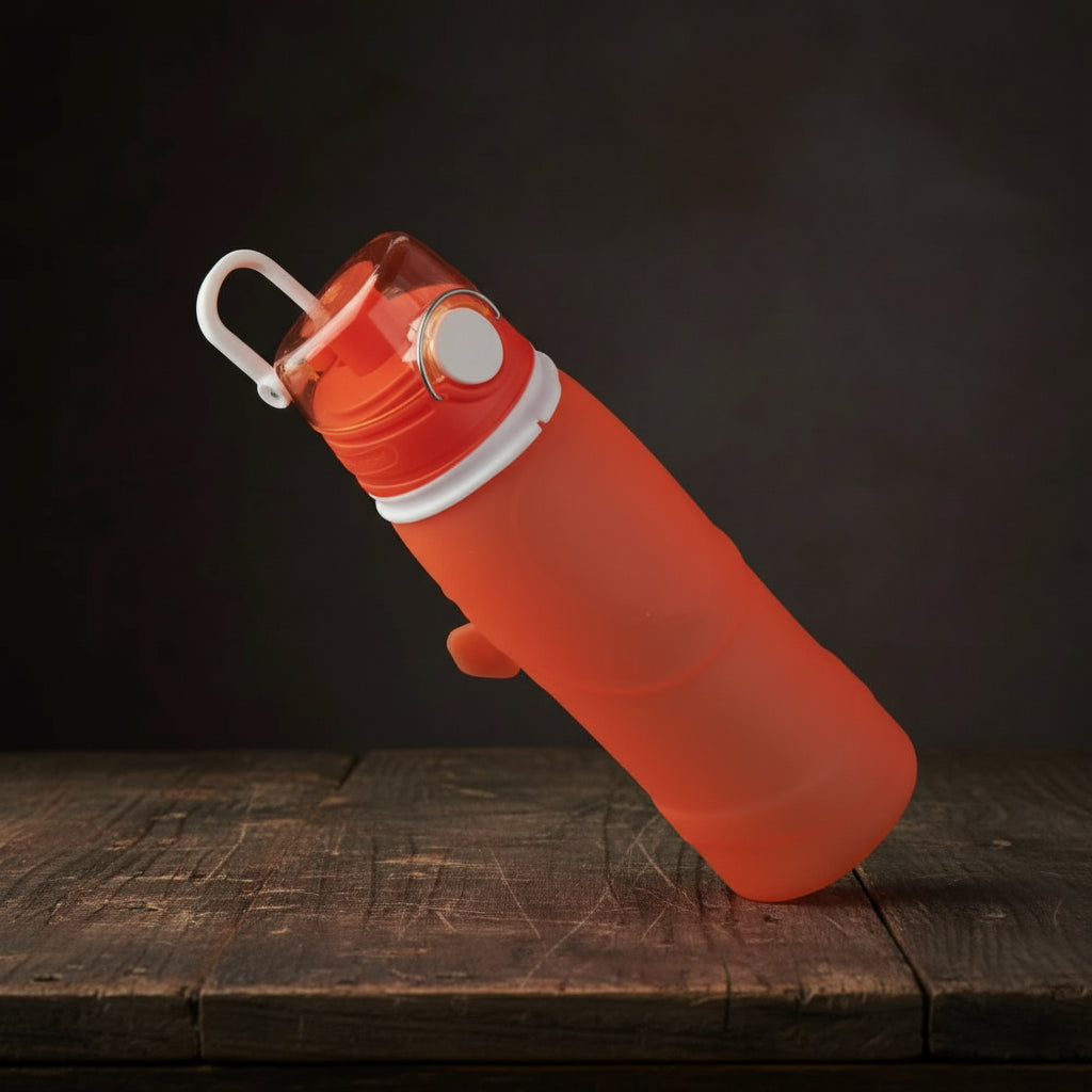 750ml Collapsible Silicone Water Bottle – Foldable, Leak-Proof & Travel-Friendly Hydration Bottle