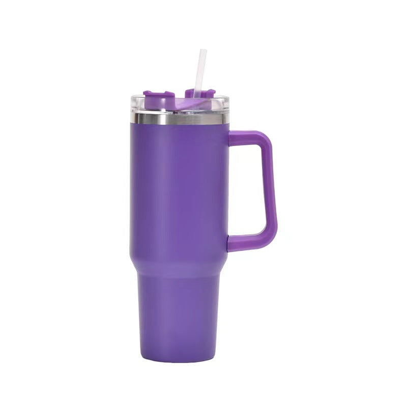 Stainless Steel Insulated Cup 40oz with Straw – Durable, Leak-Proof & Portable