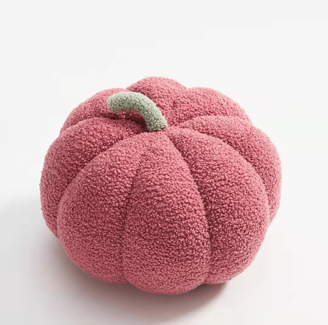 Pumpkin Plush Doll Pillow – Soft PP Cotton Stuffed Toy & Cozy Home Cushion