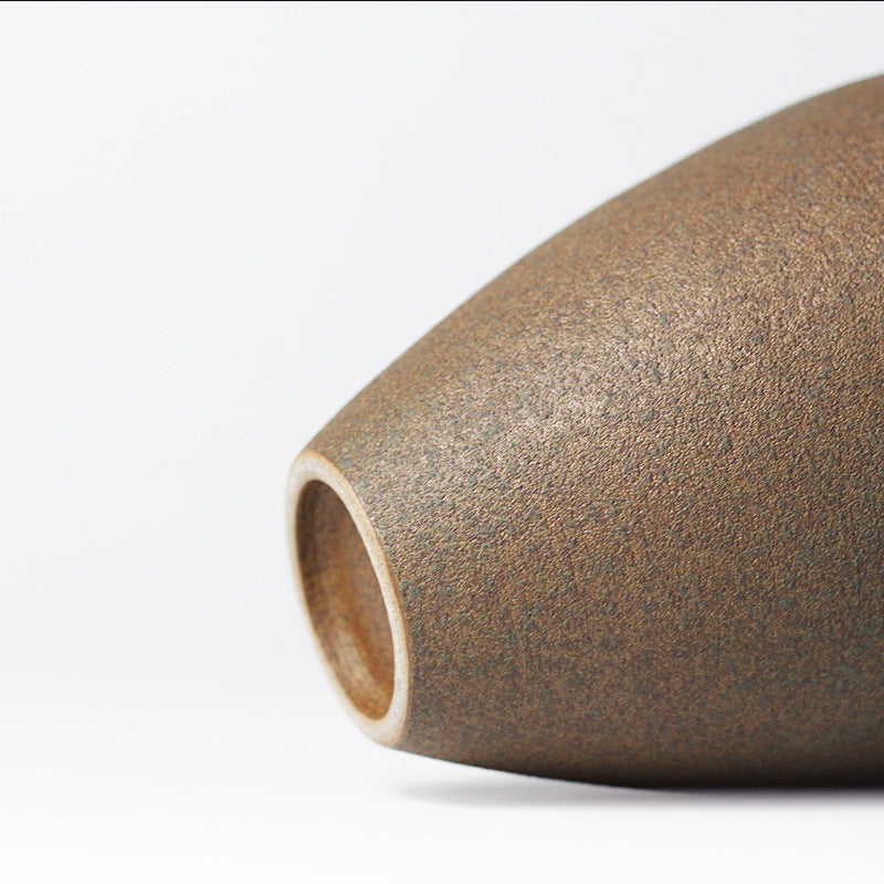 Handmade Japanese Zen Vase – Elegant Ceramic Home Decor, New Chinese Style