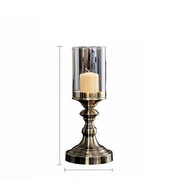 Glass Candle Holder – Elegant Three-Size Decorative Candlestick