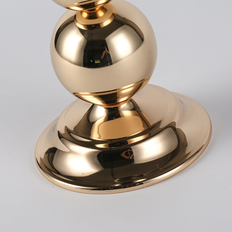 Iron Candlestick Holder – Electroplated Decorative Hanging Ornament