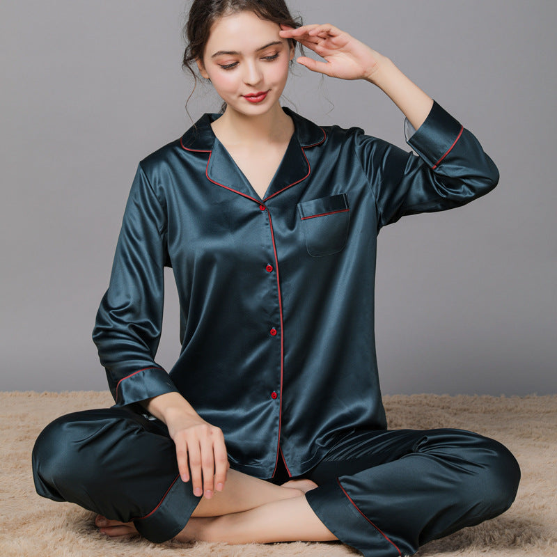 Women’s Silk Loungewear Set - Spring And Autumn