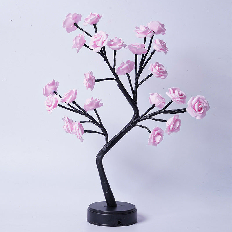 Table Lamp Flower Tree Rose Fairy Light –  Rose Lamp for Romantic Home Décor, Wedding & Gift Occasions