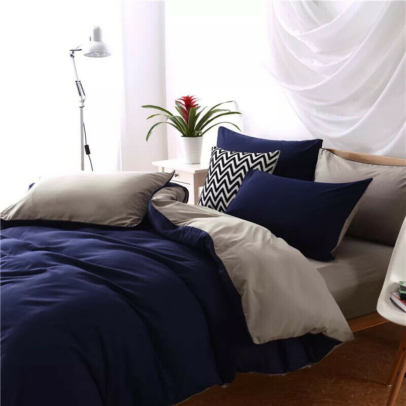 Modern Floral Bedding Set 4-Piece – Soft Polyester Sheet Style Bed Set