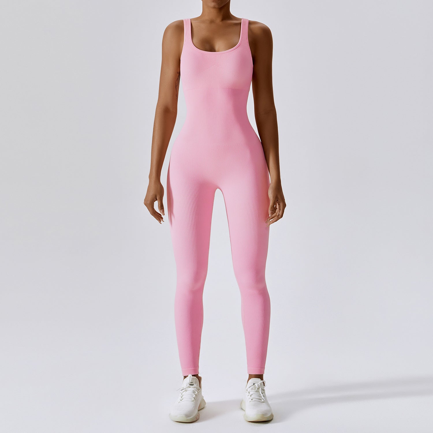 Premium Seamless One-Piece Yoga Suit for Women | Moisture-Wicking, Tight-Fit Sports Jumpsuit