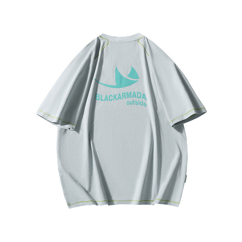 Stylish Loose Fit Letter T-Shirt for Men & Women – Casual Cotton Blend