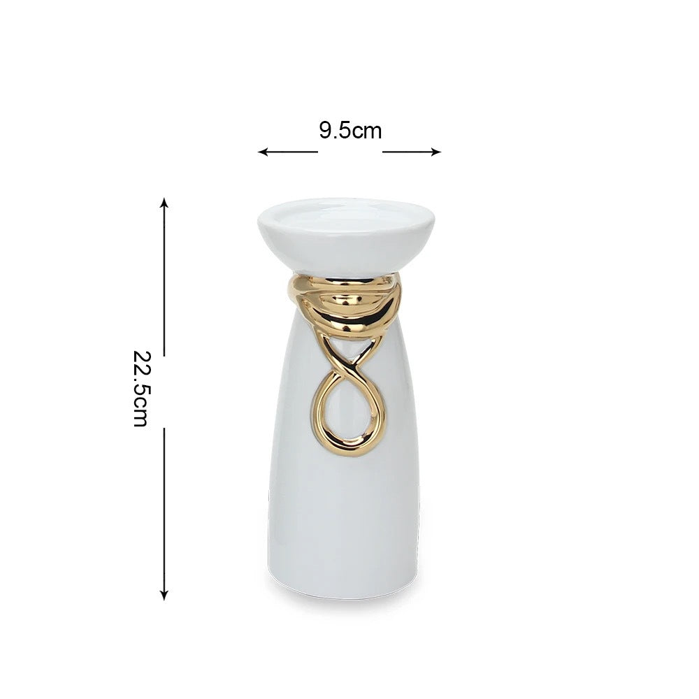 Luxury Ceramic Candlestick – Elegant Gift for Home & Special Occasions
