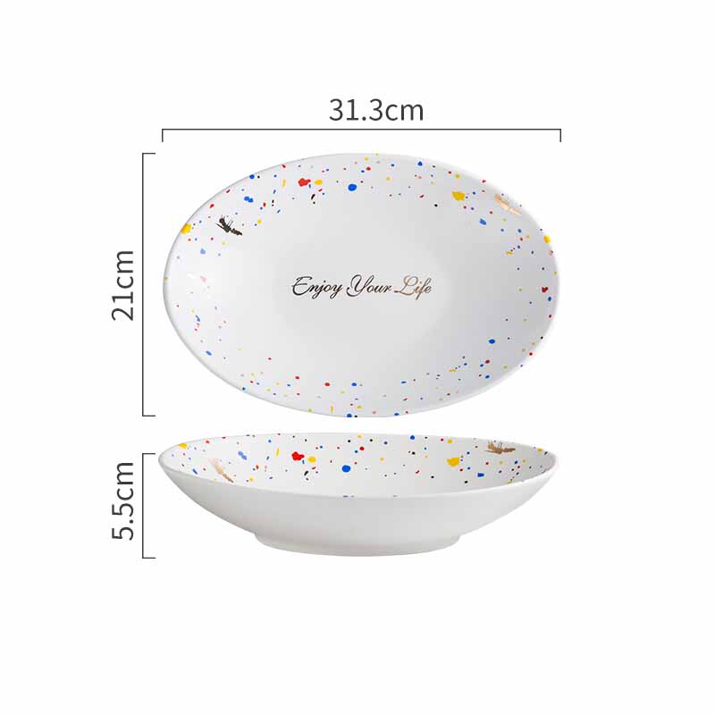 Terrazzo Porcelain Tableware – Stylish Bowls & Plates for Dining