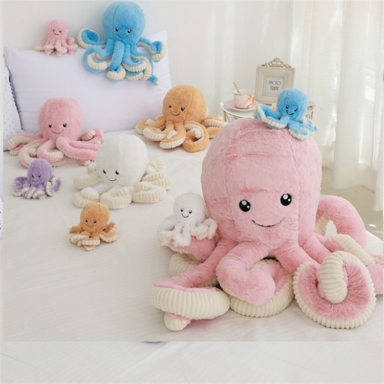 Cute Octopus Plush Toy – Soft Stuffed Short Plush for Women & Home Decor