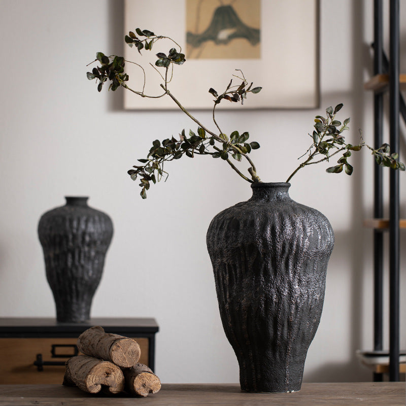 Handmade Ceramic Vase – Silent Zen Home Decoration