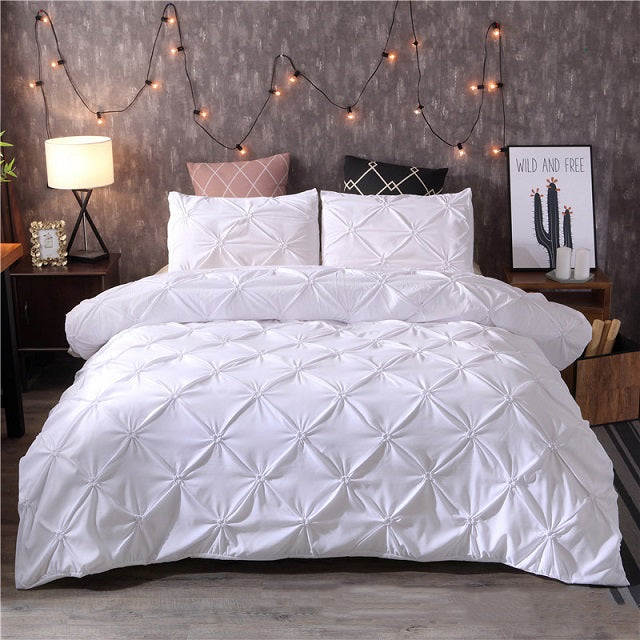 White Duvet Cover Set – Luxury Bedding Set for Twin, Queen, King Beds | Hotel & Home