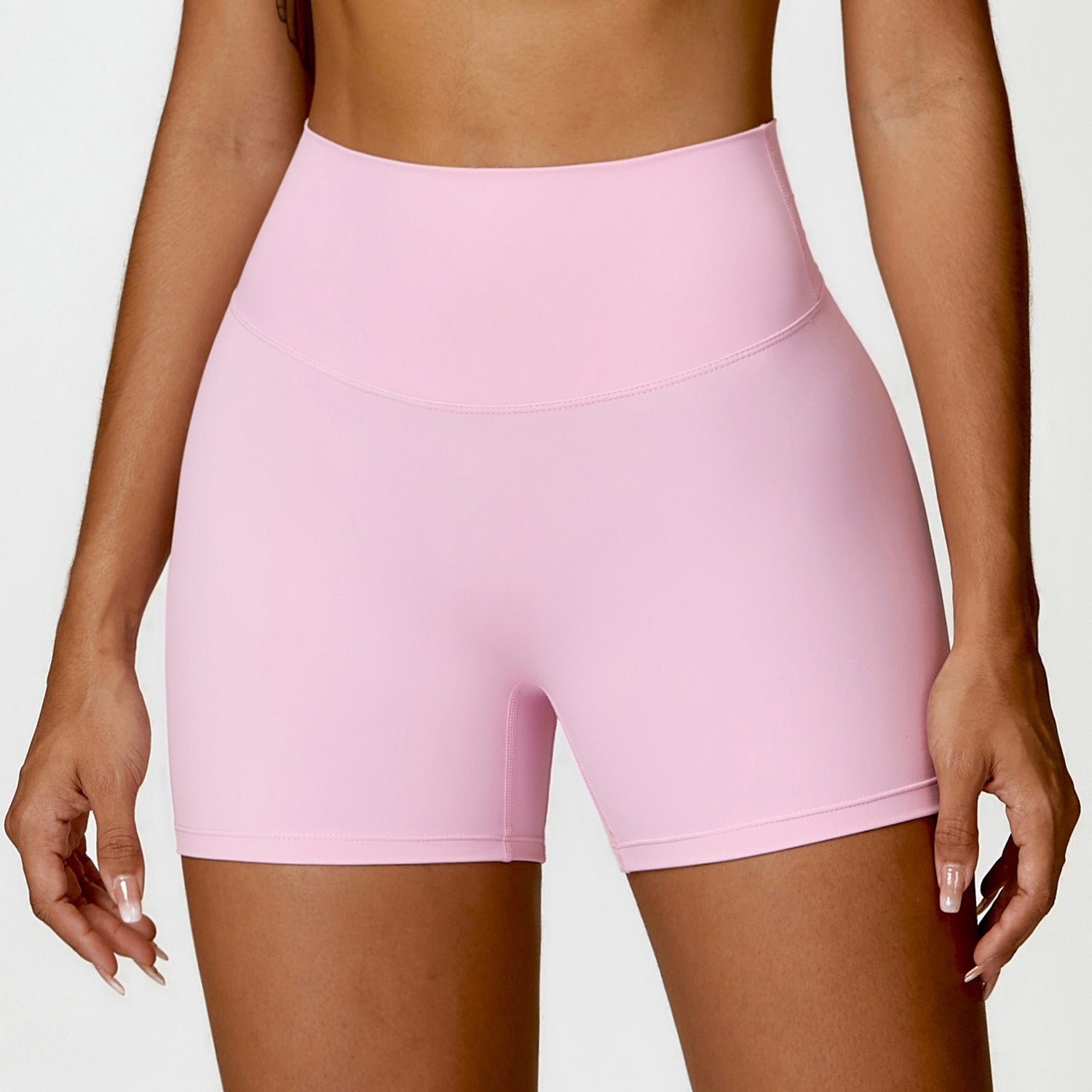 High-Waisted Shaping Yoga Shorts for Women – Peach Lift, Tummy Control, Brushed Comfort Fabric | Running, Fitness & Yoga Shorts