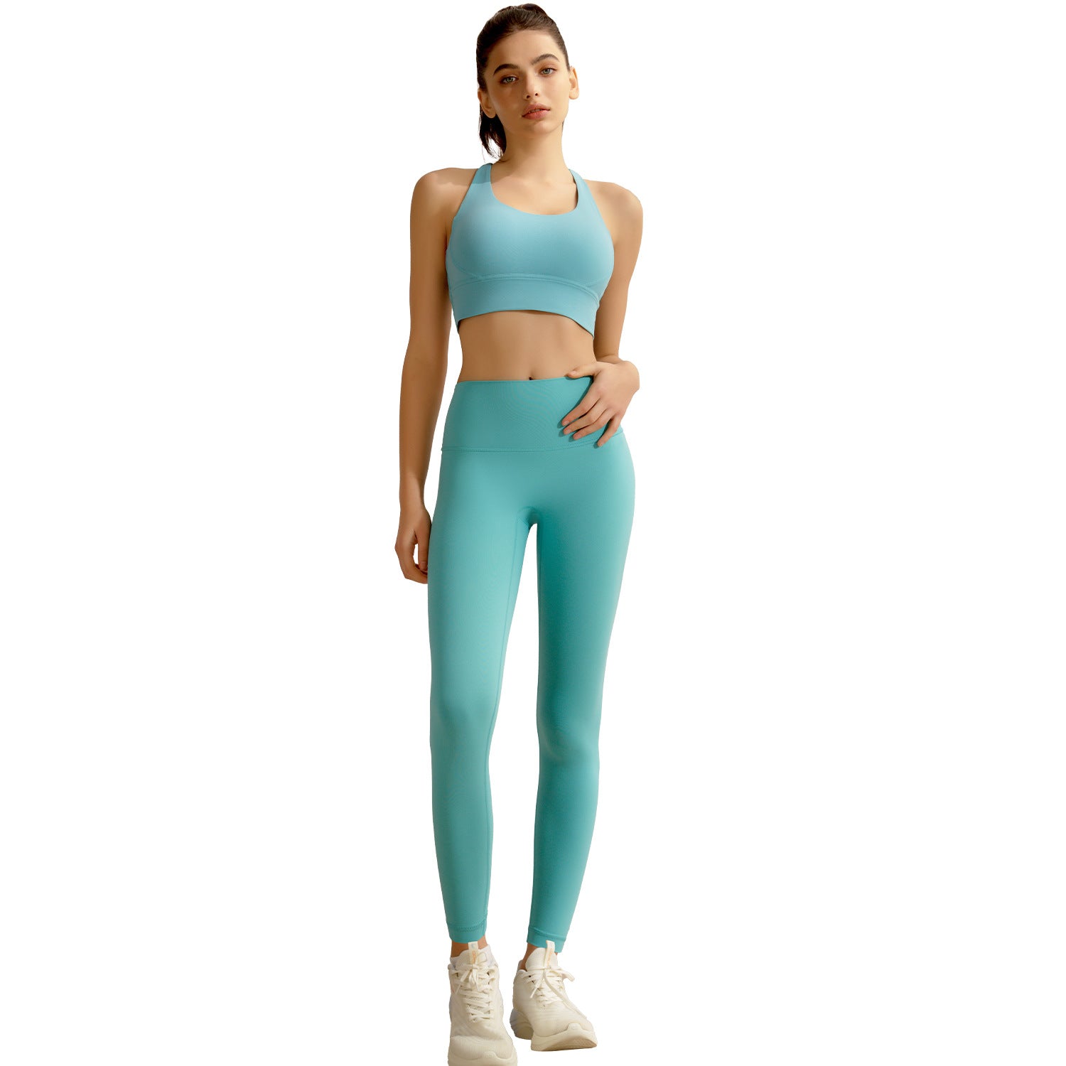 High-Waisted Yoga Pants for Women – Tight-Fit, Sweat-Wicking Activewear