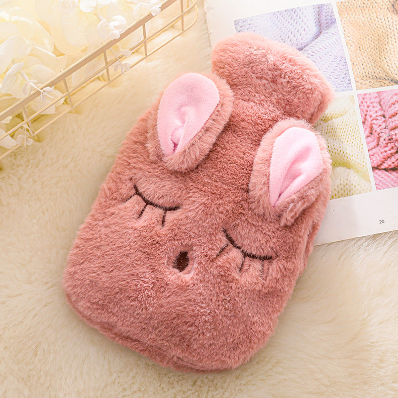 Plush Hand Warmer – Removable & Washable Hot Water Bottle, Cute Animal Design