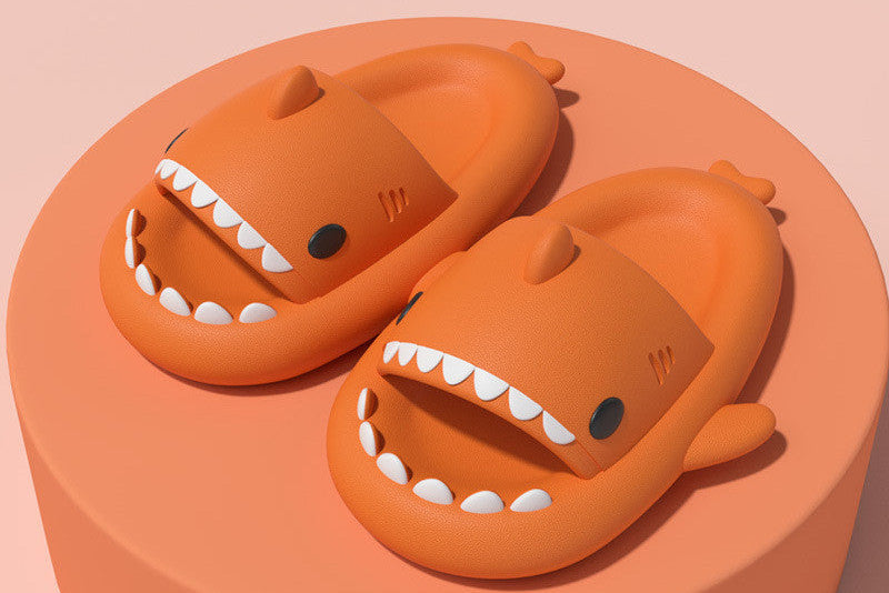 Shark Slippers – Soft Anti-Slip Thick-Sole Indoor & Outdoor Slides