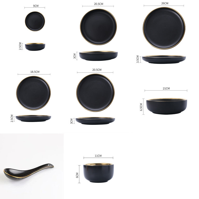 PremiumTableware Set – Elegant White Bowls, Plates & Spoon