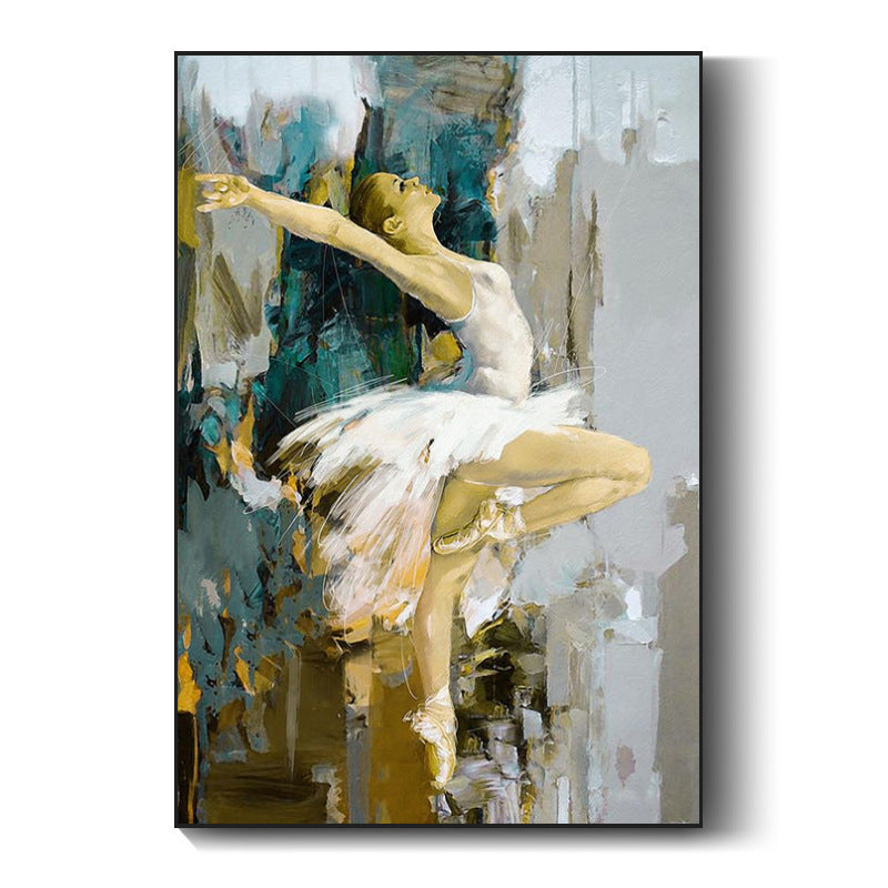 Custom Frameless Decorative Canvas Painting – Modern Living Room Wall Art