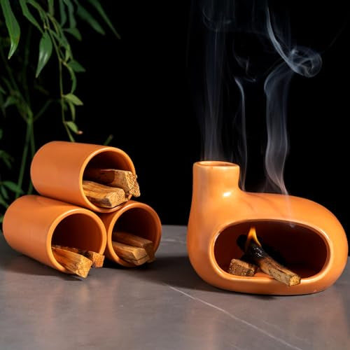 Ceramic Incense Burner for Palo Santo & Sage – Aromatherapy Relaxation Home Decor
