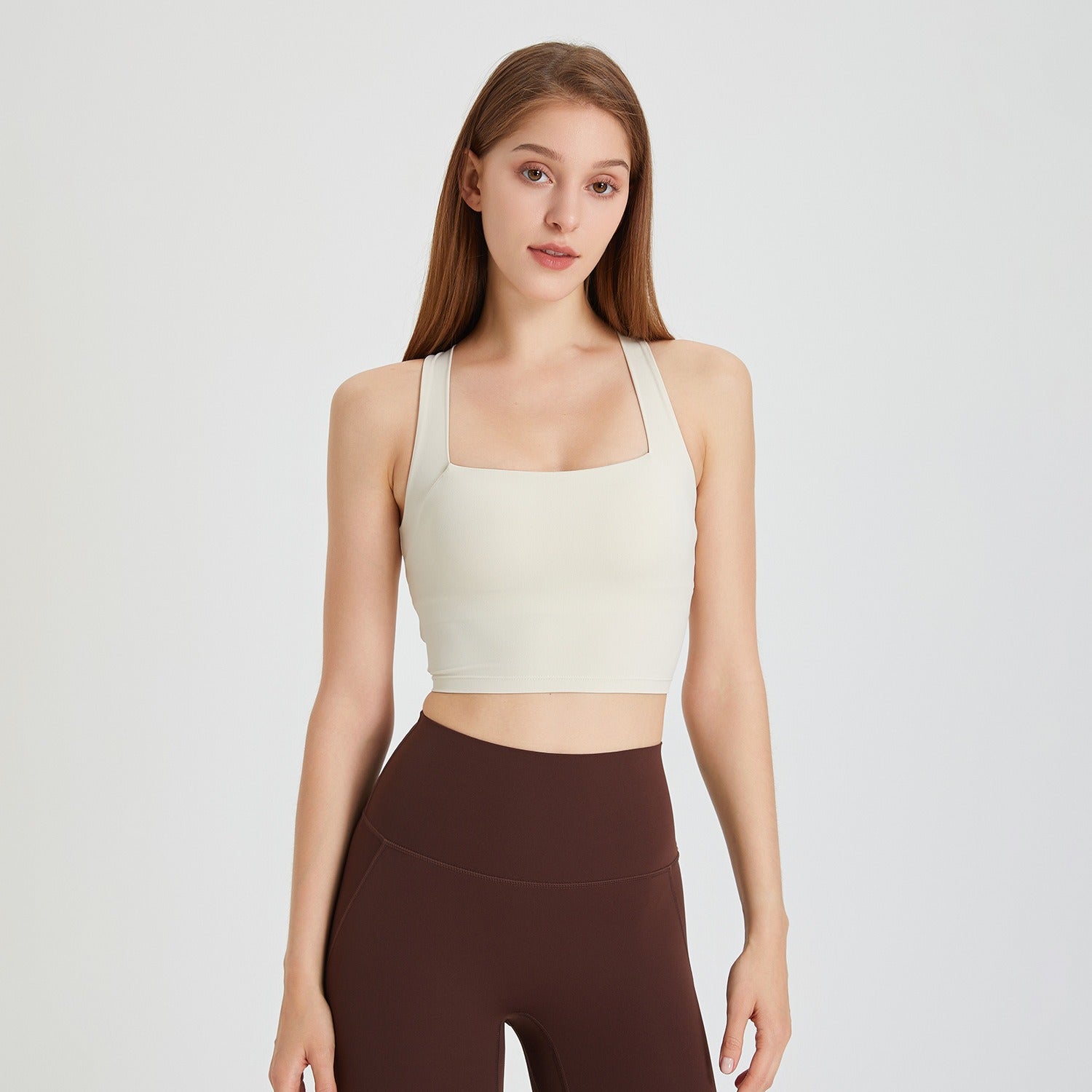 Seamless Shockproof Sports Bra for Women – Comfortable Yoga & Fitness Bra