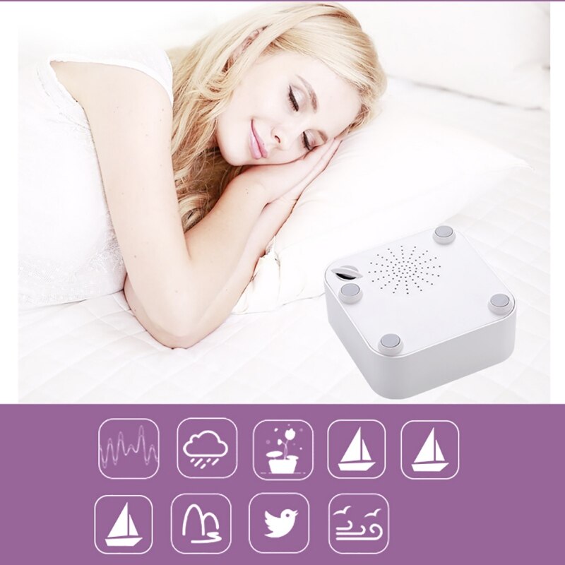 Noise Sleep Instrument – White Noise Machine with Breathing Light &amp; Lullabies | Baby &amp; Adult Sleep Aid