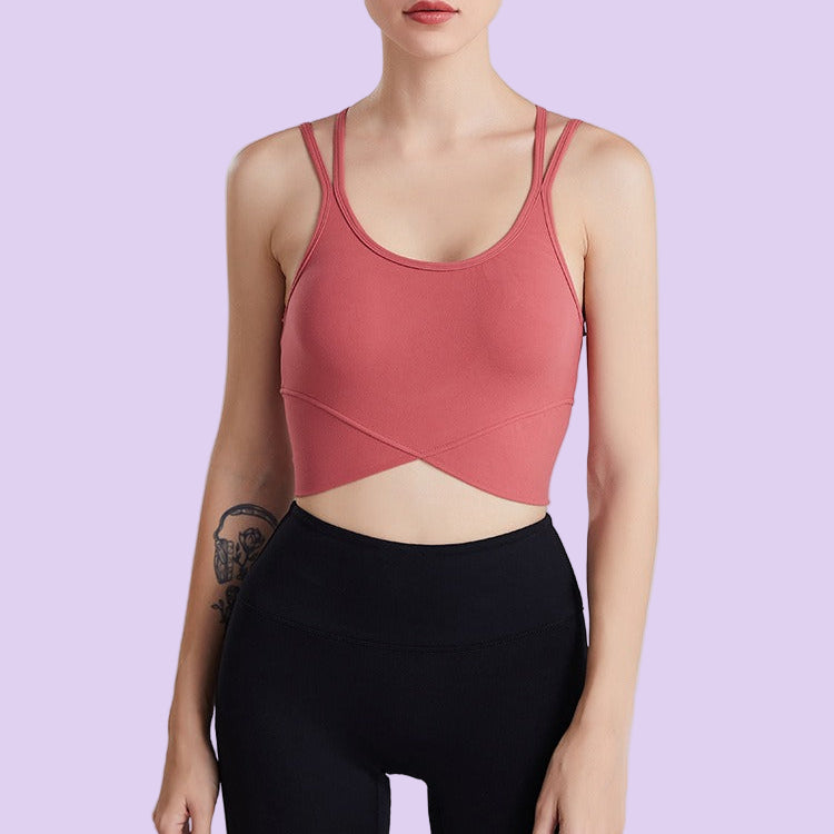Beauty Back Fitness Running Sports Yoga Bra – Moisture-Wicking Supportive Training Bra for Women