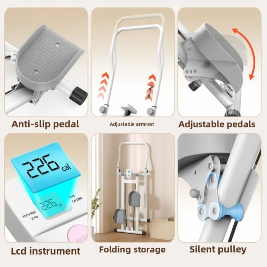 Multifunctional Climbing Machine – Home Fitness Equipment for Weight Loss & Full Body Shaping