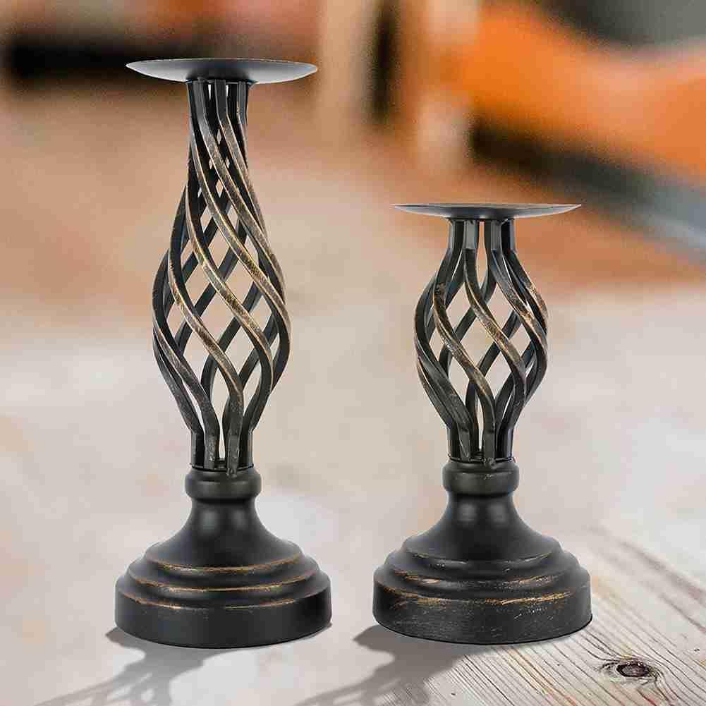 American Metal Hollow Candle Holder – Stylish Soft Home Decor