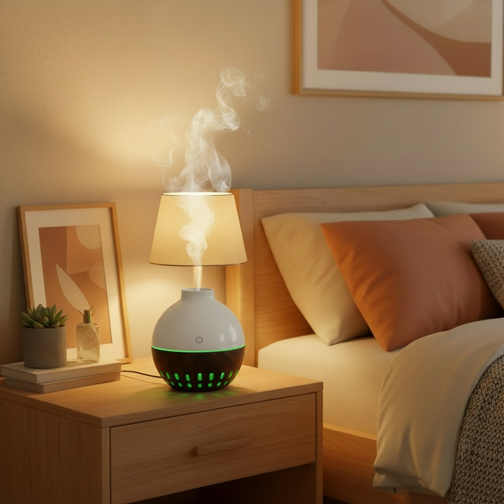 Mini Small Capacity Humidifier with Colorful Night Light – Desktop & Office Air Moisturizer