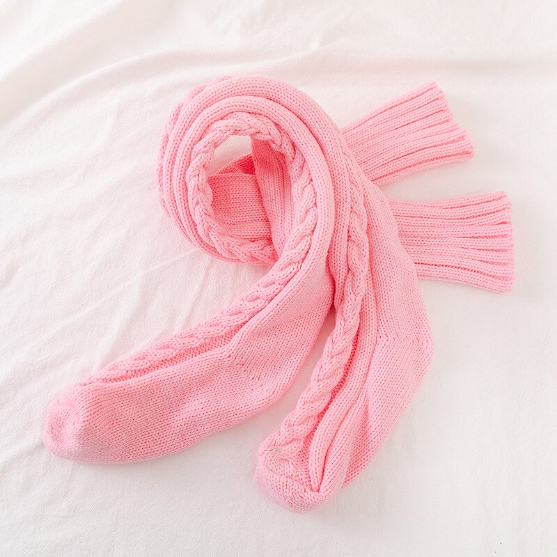 Knitted Mohair-Style Lolita Cosplay Over-the-Knee Stockings | Warm JK Woollen Fashion Socks for Women