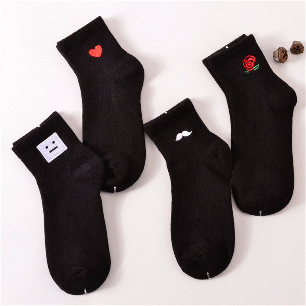 Unisex Cotton Short Socks – Breathable, Soft, Stretchy Casual Socks for Couples & Everyday Wear