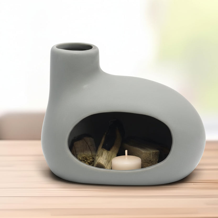 Ceramic Incense Burner for Palo Santo & Sage – Aromatherapy Relaxation Home Decor