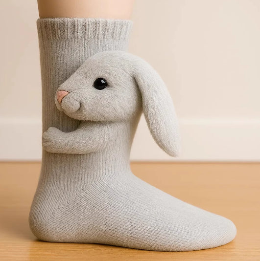 Ultra-Comfort 3D Animal Socks – Breathable Cotton, Warm, Durable & Playful Design