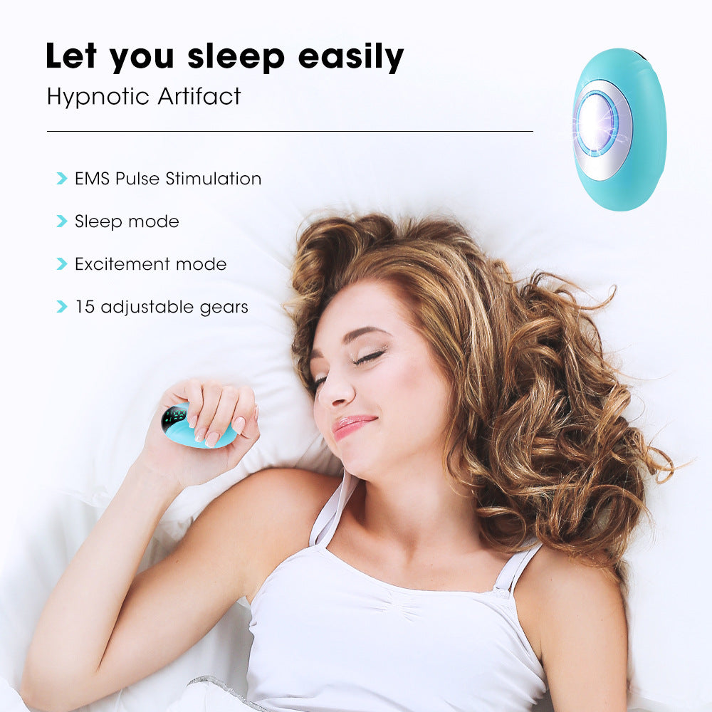 Microcurrent Pulse Massage Sleep Aid Device | CES Anxiety Relief, Insomnia Support & Relaxation Too