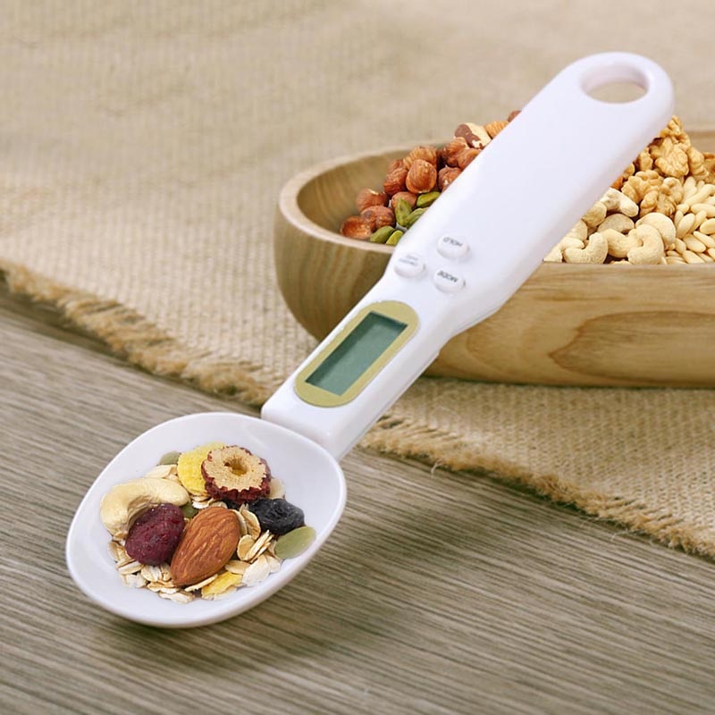 Portable Digital Kitchen Scale – LCD Measuring Spoon for Precise Cooking & Baking