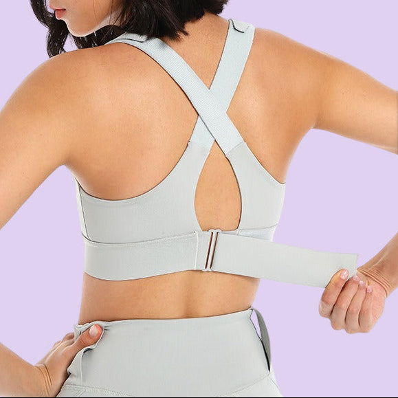 High-Support Women’s Shock-Absorbing Sports Bra – Breathable, Comfortable & Perfect for Running