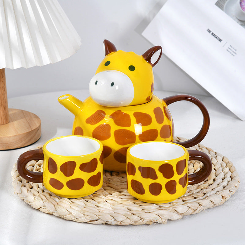 Cute Giraffe Ceramic Mug – 450ml Eco-Friendly Coffee & Tea Cup