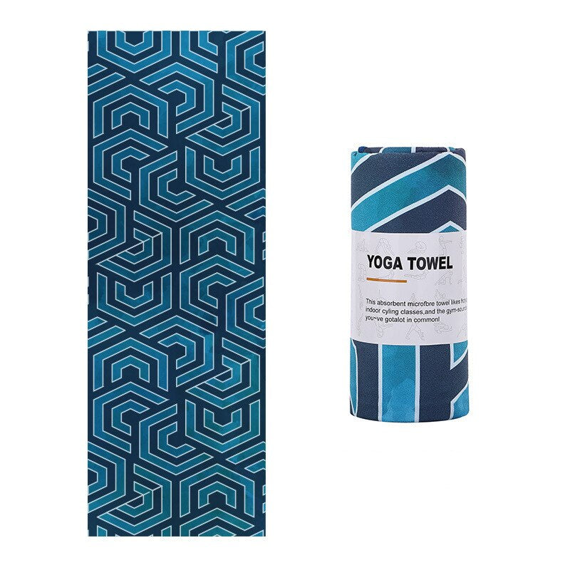 Microfiber Yoga Mat Towel – Ultra-Absorbent, Soft & Washable Yoga Mat Cover