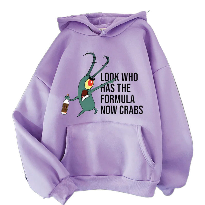SpongeBob Cartoon Hooded Sweatshirt – Unisex Casual Long Sleeve Jacket