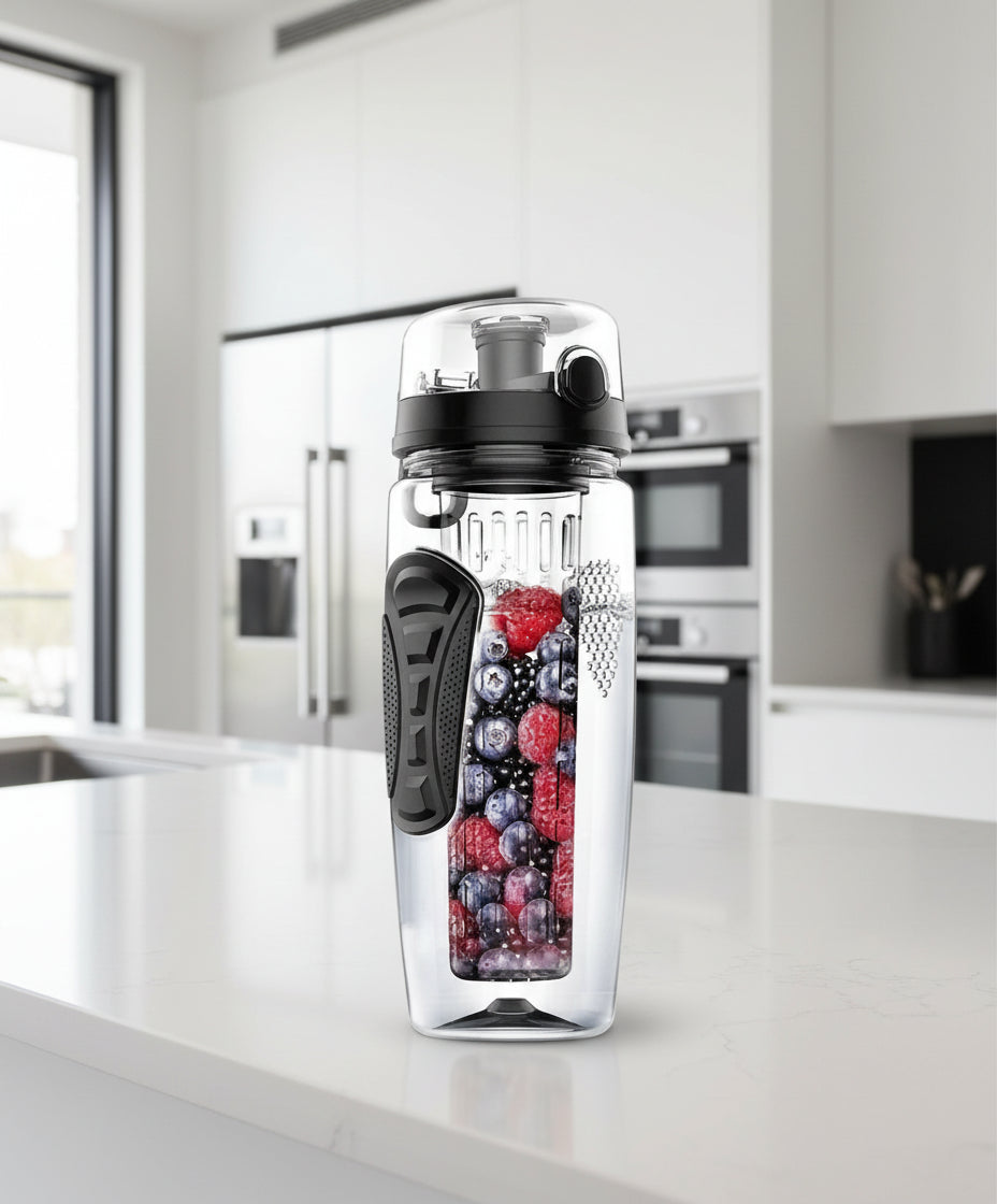 1000ml Outdoor Fruit Infuser Water Bottle – BPA-Free Tritan | Healthy Hydration On-the-Go