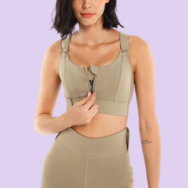 High-Support Women’s Shock-Absorbing Sports Bra – Breathable, Comfortable & Perfect for Running
