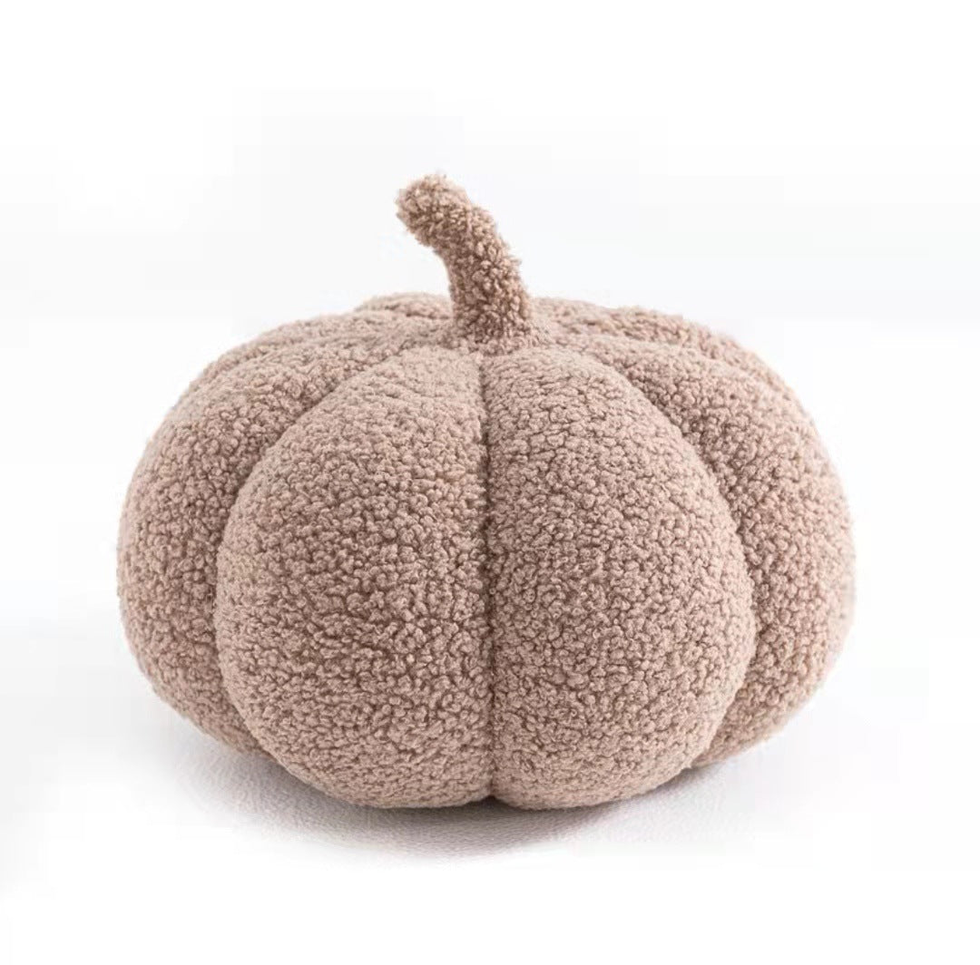 Pumpkin Plush Doll Pillow – Soft PP Cotton Stuffed Toy & Cozy Home Cushion