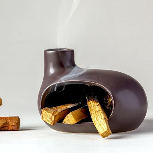 Ceramic Incense Burner for Palo Santo & Sage – Aromatherapy Relaxation Home Decor