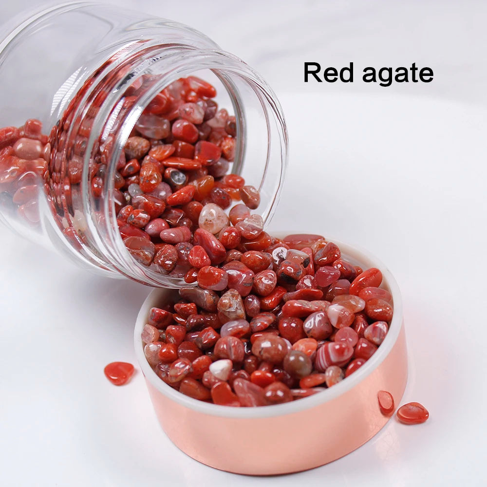 Natural Crystal Elixir Bottle – Gemstone Healing Glass Bottle with Tea Filter | Energy-Infused Crystal Water Bottle