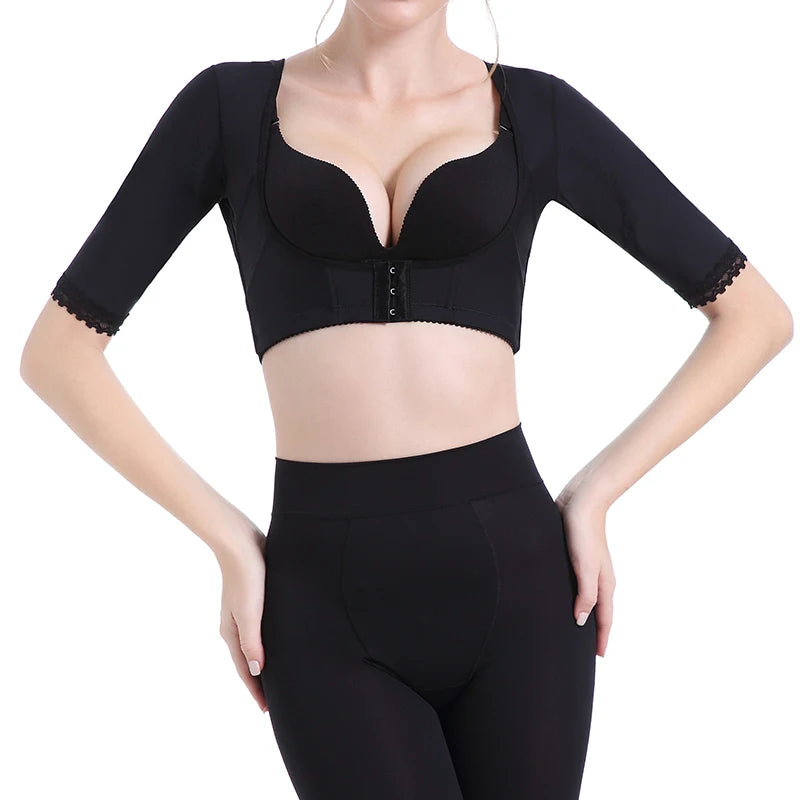Upper Arm Shaper &amp; Chest Support for Women – Post-Surgical Compression Sleeve &amp; Posture Corrector
