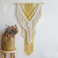 Nordic Handmade Macrame Wall Hanging – Boho Tassel Tapestry for Living Room Decor