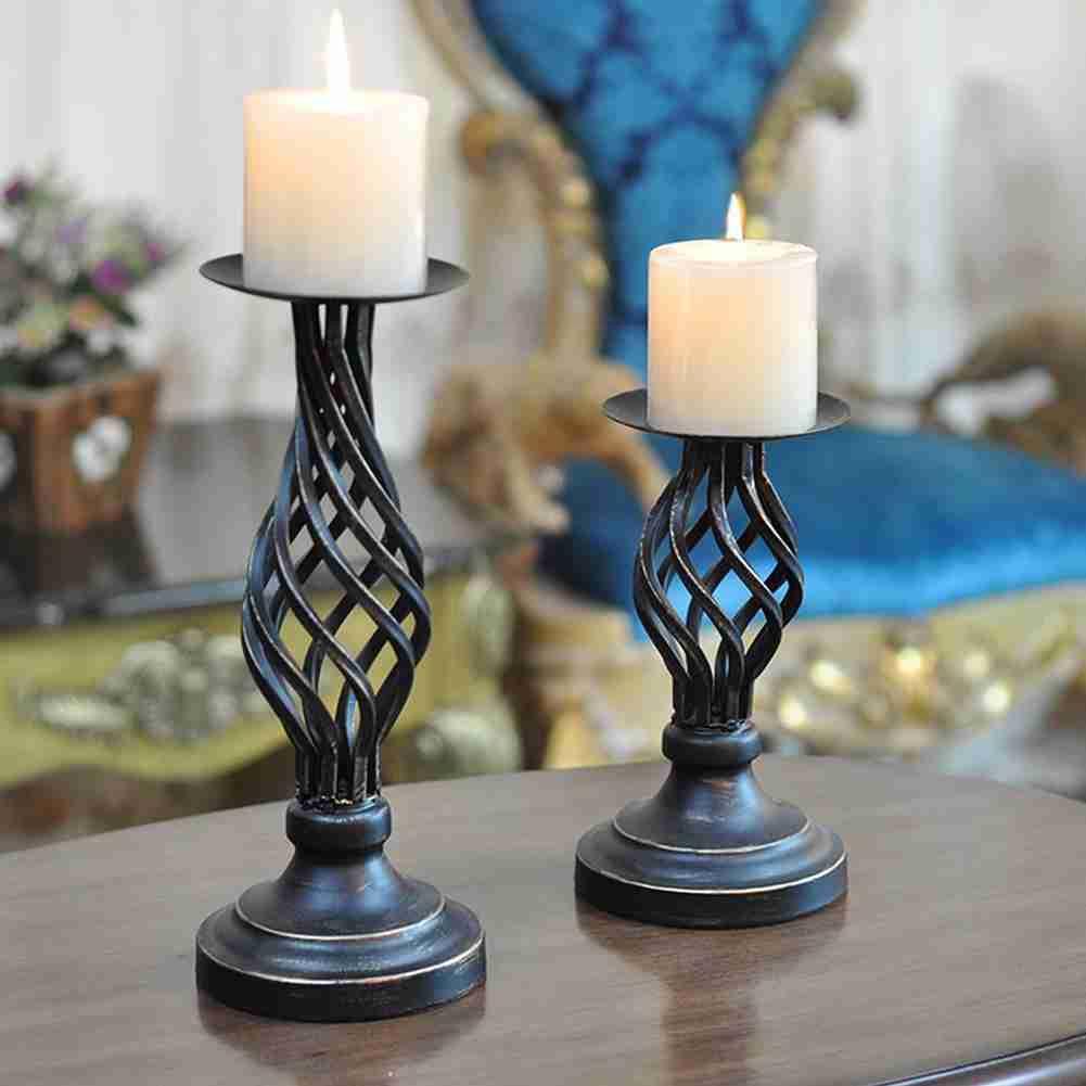 American Metal Hollow Candle Holder – Stylish Soft Home Decor