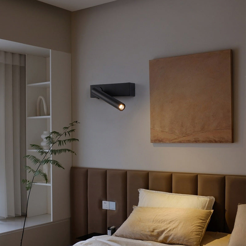 Modern Minimalist Rotatable Wall Lamp – LED Reading Light for Home & Office